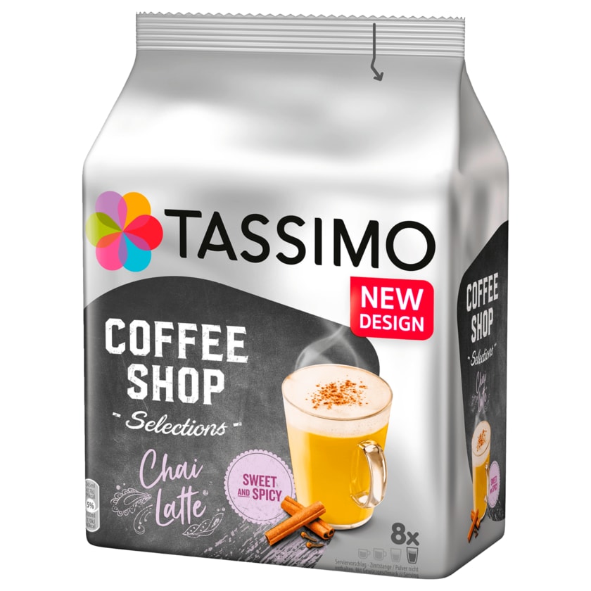 Tassimo Kaffeekapseln Coffee Shop Selections Chai Latte 188g, 8 Kapseln